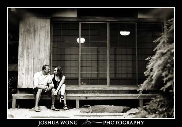 John P. Humes Japanese Stroll Garden Engagement Pictures. Engagement photos by award-winning NYC photographer Josh Wong Photography