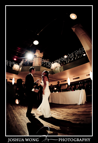 The first dance at Bubby's Restaurant in DUMBO Brooklyn.