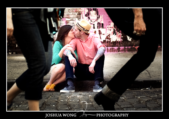 The lovebirds on the streets in the Meat Packing District
