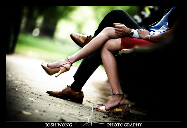 A intimate marriage proposal at The Mall in Central Park by top NY elopement and engagement photographer Josh Wong Photography