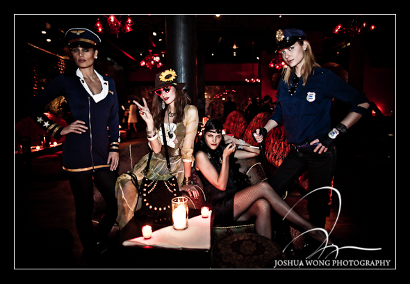 Top model Carolina Bittencourt at her Halloween Birthday Bash. Event photography images by NYC Celebrity Photographer Josh Wong Photography