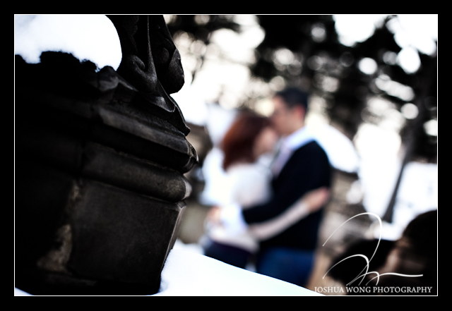 best nyc engagement photos - A engagement proposal at Bow Bridge in Central Park. photo by top NY wedding photographer Josh Wong Photography