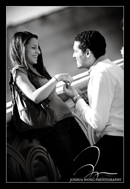 Bow Bridge Proposal captured by top NYC wedding and proposal photographer.
