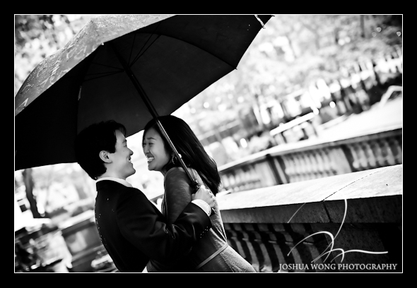 Surprise Marriage Proposal at Bryant Park, New York City. Engagement and proposal pictures by NYC Proposal and wedding photographer Josh Wong.