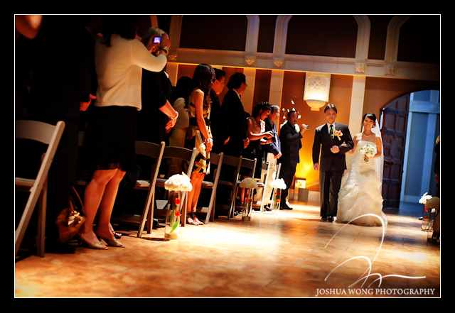 Best wedding moments. Father of the Bride walking his daughter down the aisle.