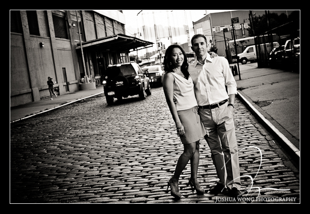 A stylish engagement photo session in the Meat Packing district with New York wedding photographer Josh Wong Photography