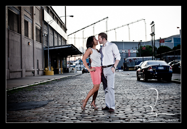 A stylish engagement photo session in the Meat Packing district with New York wedding photographer Josh Wong Photography