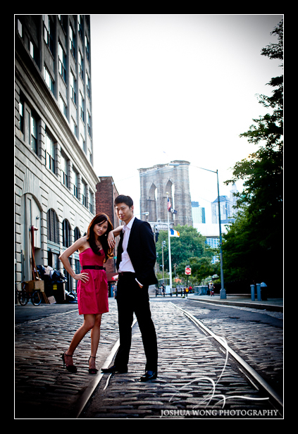 brooklyn_bridge Brooklyn Bridge engagement photos by Brooklyn Wedding and engagement photographer Josh Wong.