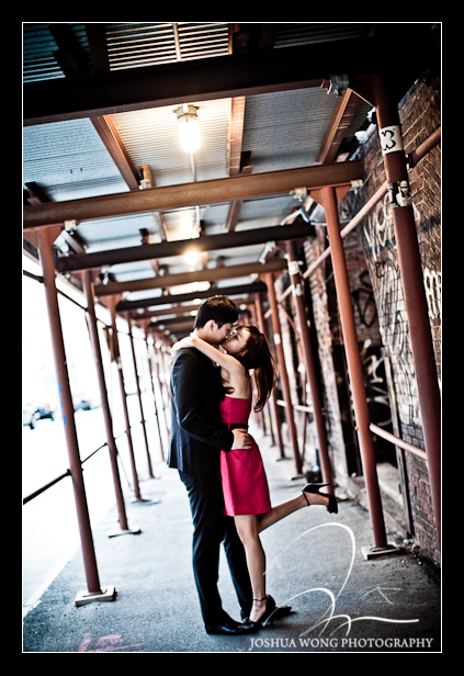 dumbo DUMBO and Brooklyn Bridge engagement photos by Brooklyn Wedding and engagement photographer Josh Wong.
