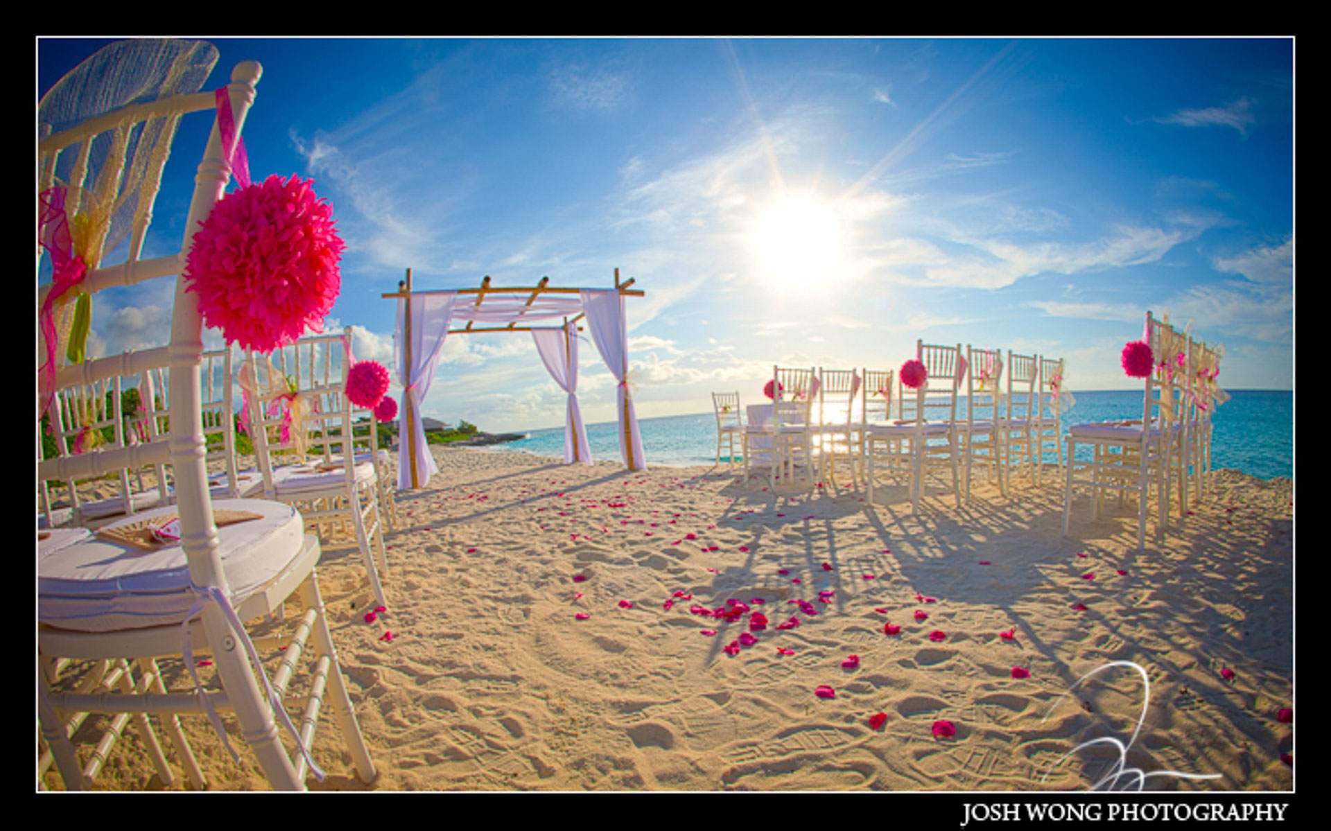 Wedding day pictures at the Amanyara Resort, Turks and Caicos. Wedding photos by destination wedding photographer Josh Wong Photography