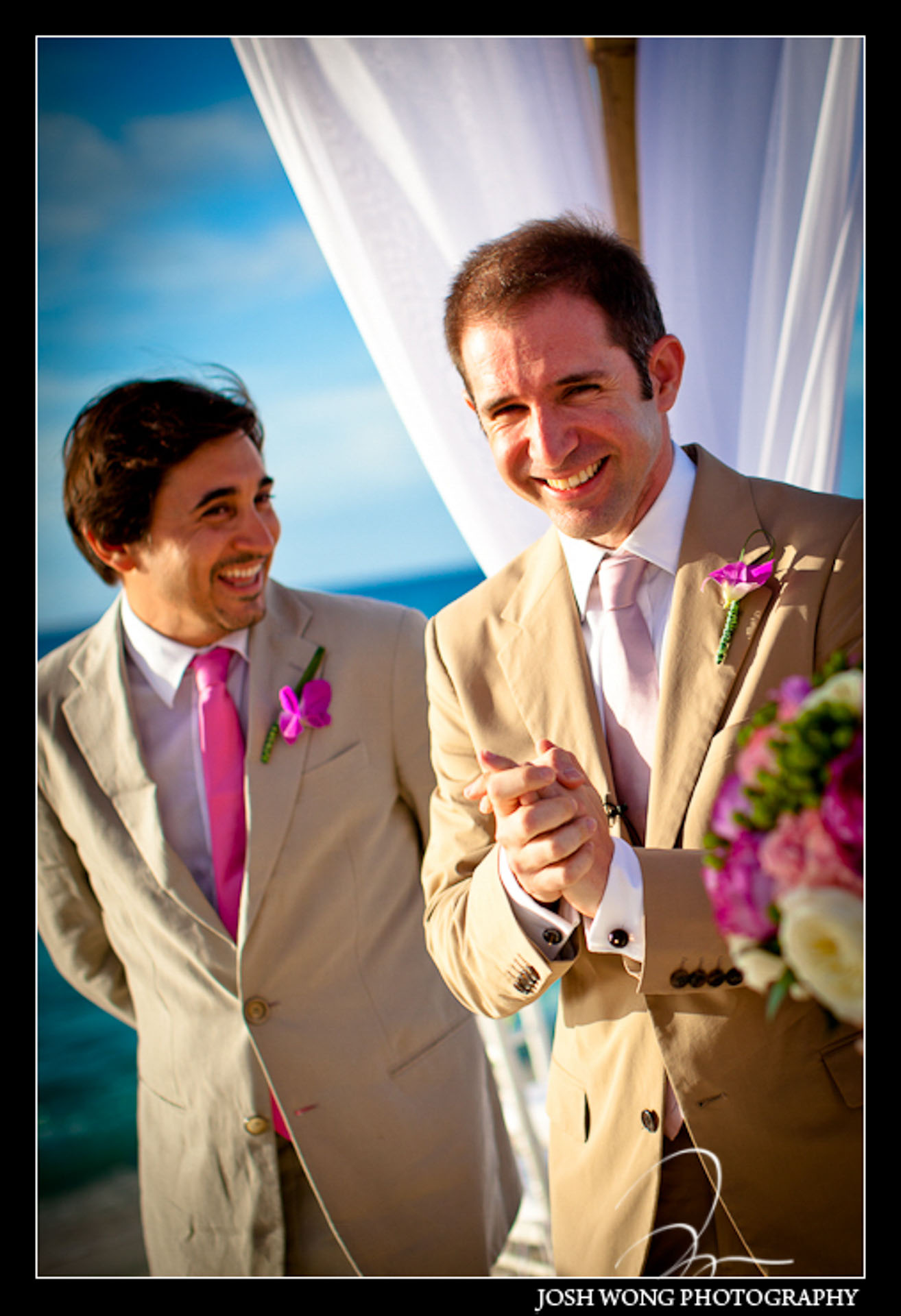 Wedding day pictures at the Amanyara Resort, Turks and Caicos. Wedding photos by destination wedding photographer Josh Wong Photography