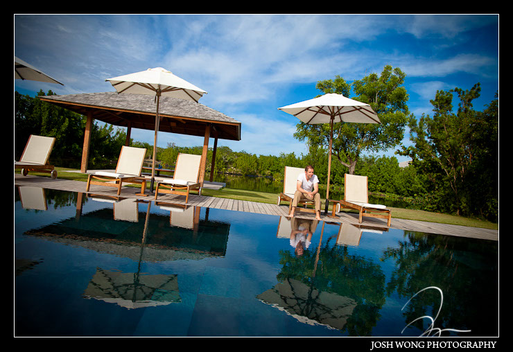 Wedding day pictures at the Amanyara Resort, Turks and Caicos. Wedding photos by destination wedding photographer Josh Wong Photography
