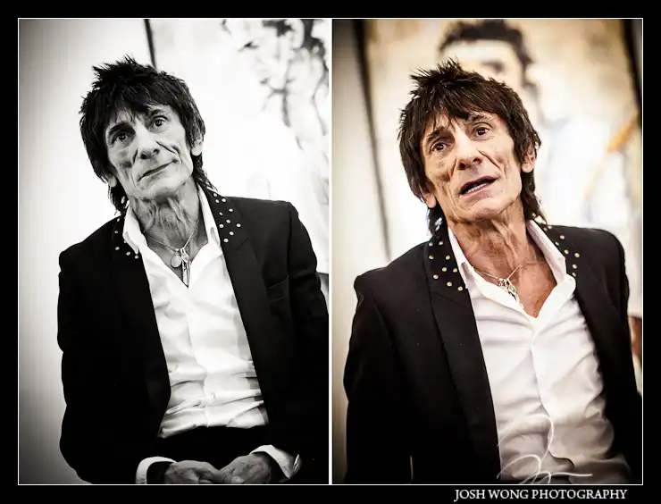 Ronnie Wood and the Rolling Stones photographed by Josh Wong Photography