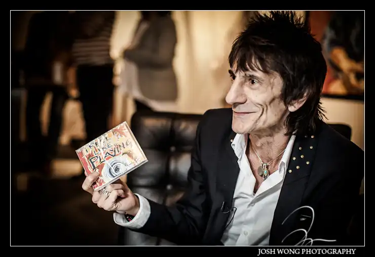 Rolling Stones legendary and iconic guitarist Ronnie Wood