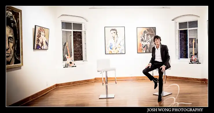 Ronnie Wood and the Rolling Stones photographed by Josh Wong Photography