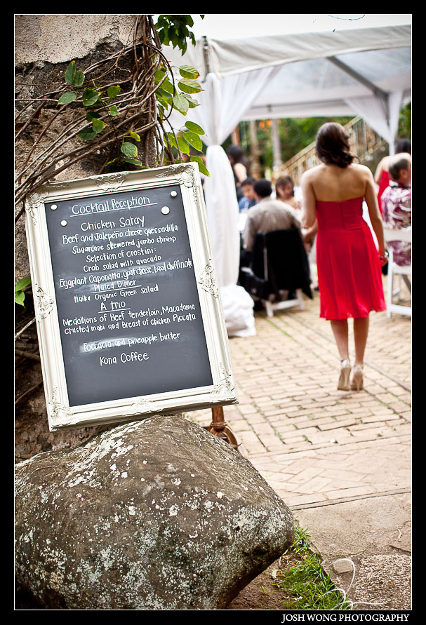 A chalk board wedding menu display. Wedding Ideas