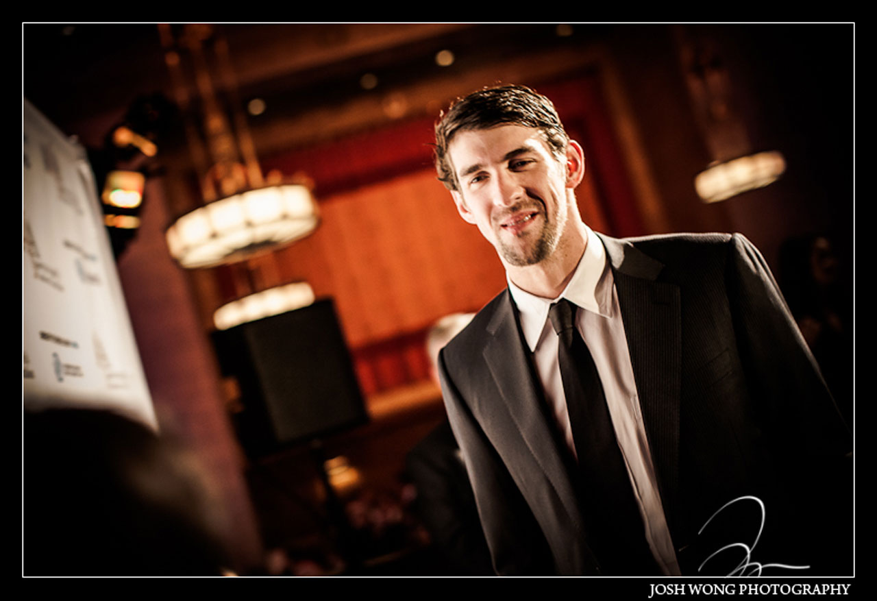Olympian Michael Phelps photographed by Celebrity photographer Josh Wong