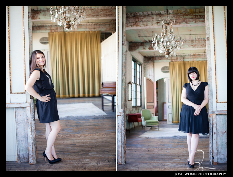 The bridesmaid have a little photo session with NYC top wedding photographer Josh Wong