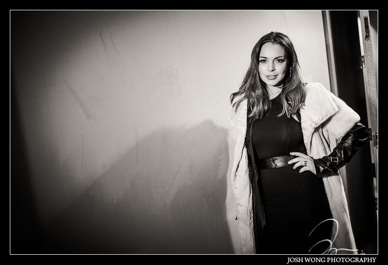 Lindsay Lohan Portrait by Fashion Photographer Josh Wong Photography