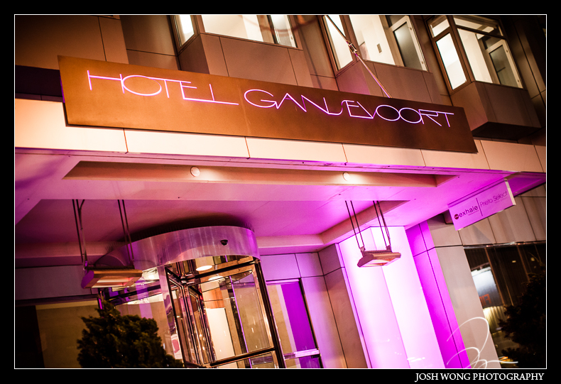 Wedding pictures at the Gansevoort Hotel Meatpacking