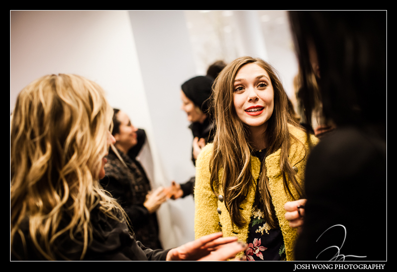 Elizabeth Olsen at New York Fashion Week 2013 - photo by Top NY Fashion Photographer Josh Wong