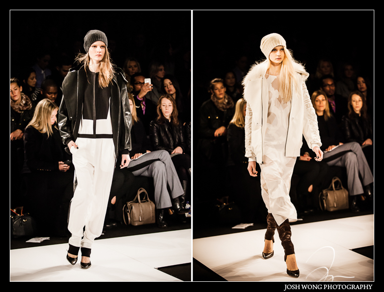 BCBGMAXAZRIA models on the catwalk runway.