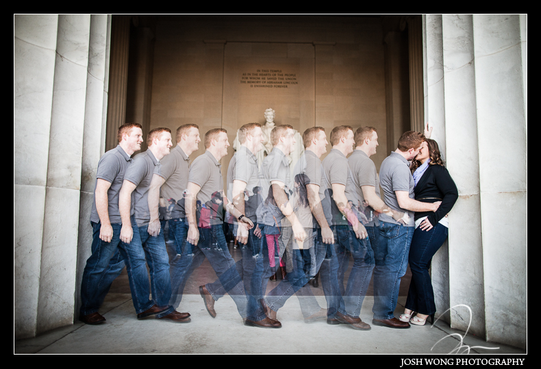 Washington DC Engagement Photos with Washington DC Wedding Photographer Josh Wong Photography