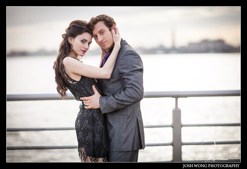 New York City Engagement Photos by top editorial fashion wedding photographer Josh Wong