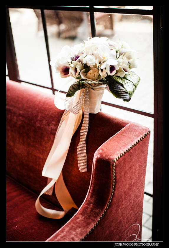 A gorgeous bouquet by Langdon Florist. Bowery Hotel Wedding.