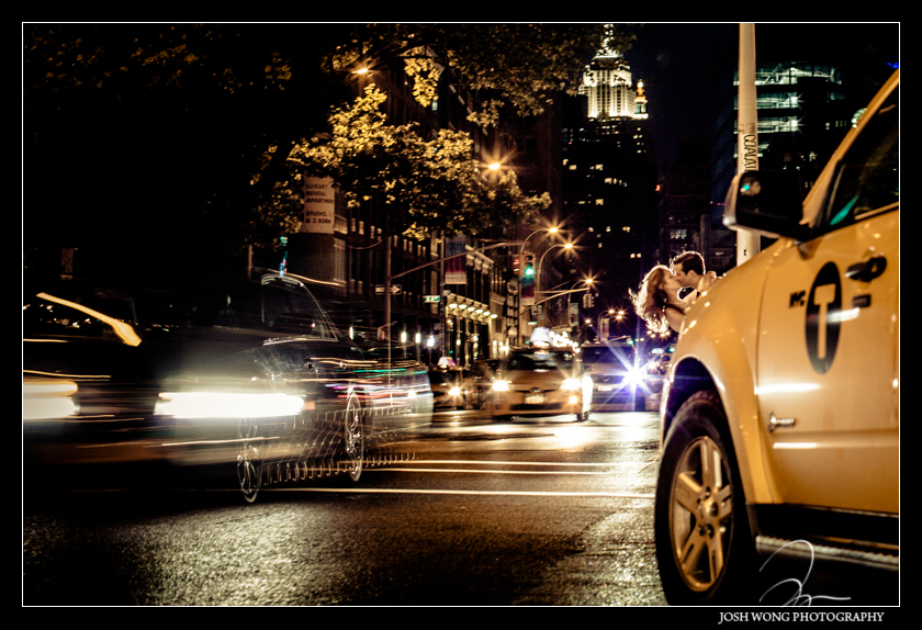 The last shot of the evening on the streets of the Lower East Side. Taxi's are abundant.