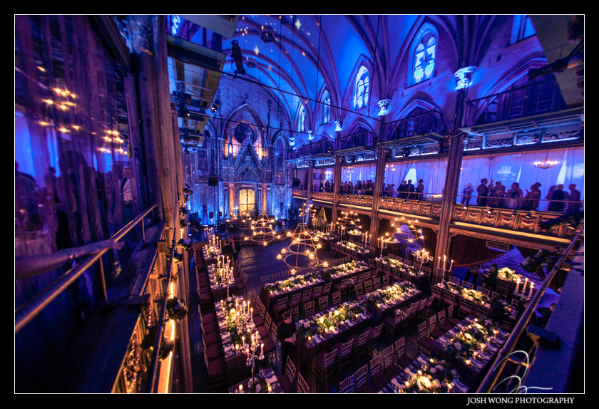 A view from the balcony of Angel Orensanz. Wedding pictures provided by Josh Wong Photography