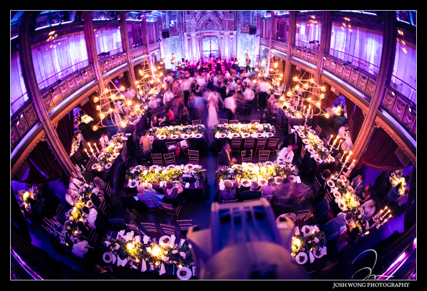A view from the of Angel Orensanz. Wedding pictures provided by Josh Wong Photography
