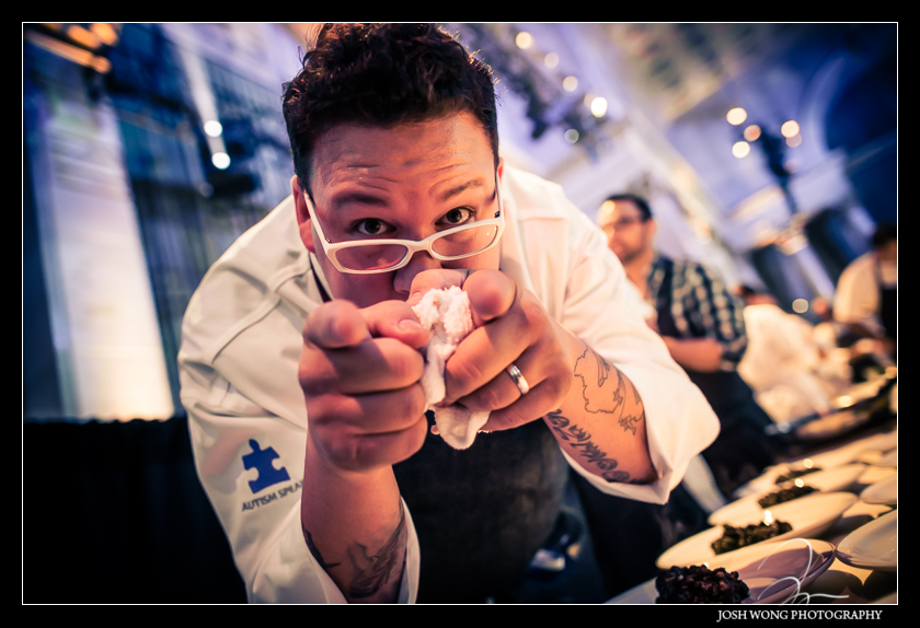 American Chef and Masterchef TV host Graham Elliot Bowles at the Autism Speaks 7th Annual Celebrity Chefs Gala at Cipriani Wall Street by Josh Wong Photography