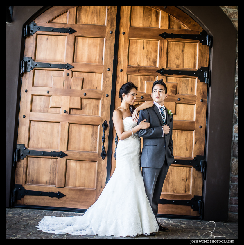A magnificent wedding at Casa Real at Ruby Hill Winery, Pleasanton, Ca. Wedding pictures by San Francisco wedding photographer Josh Wong Photography