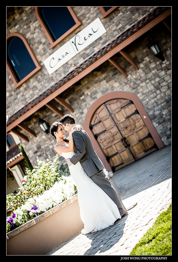 A magnificent wedding at Casa Real at Ruby Hill Winery, Pleasanton, Ca. Wedding pictures by San Francisco wedding photographer Josh Wong Photography