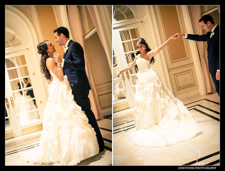 A JW Marriott Essex House Wedding in New York City by Top NYC Wedding Photographer Josh Wong Photography