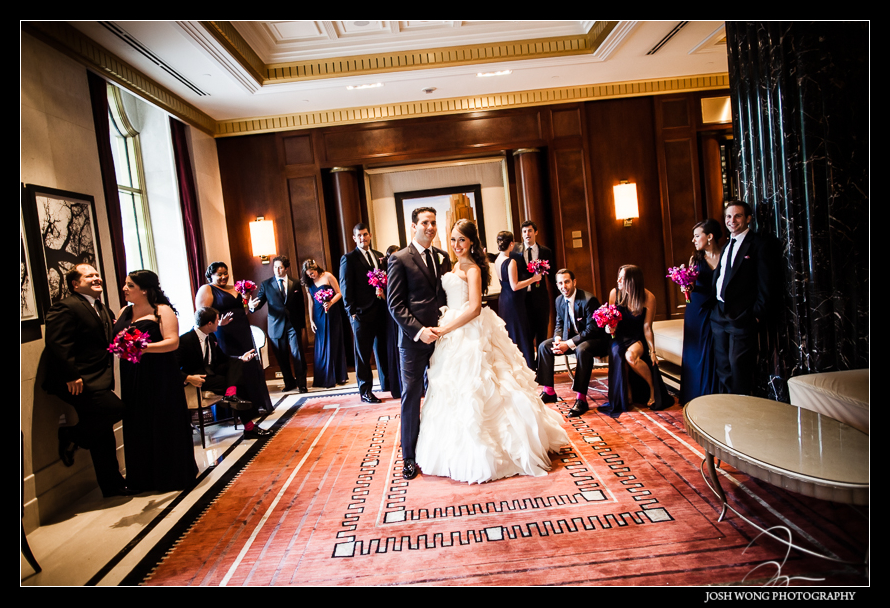 A JW Marriott Essex House Wedding in New York City by Top NYC Wedding Photographer Josh Wong Photography
