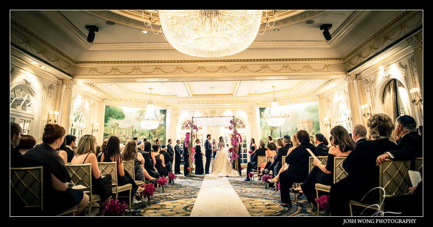 A JW Marriott Essex House Wedding in New York City by Top NYC Wedding Photographer Josh Wong Photography