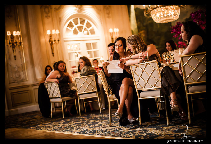 Best candid moments during the maid of honor speeches.