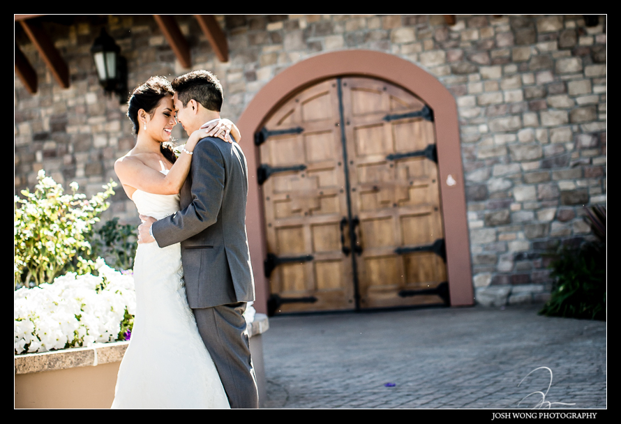 A magnificent wedding at Casa Real at Ruby Hill Winery, Pleasanton, Ca. Wedding pictures by San Francisco wedding photographer Josh Wong Photography