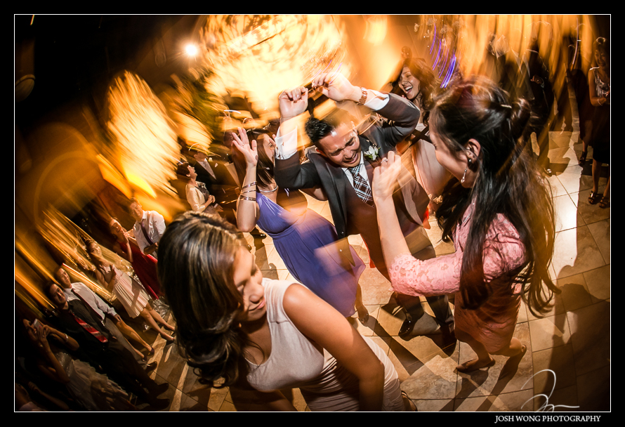 Dancing the night away at Casa Real Winery - A magnificent wedding at Casa Real at Ruby Hill Winery, Pleasanton, Ca. Wedding pictures by San Francisco wedding photographer Josh Wong Photography