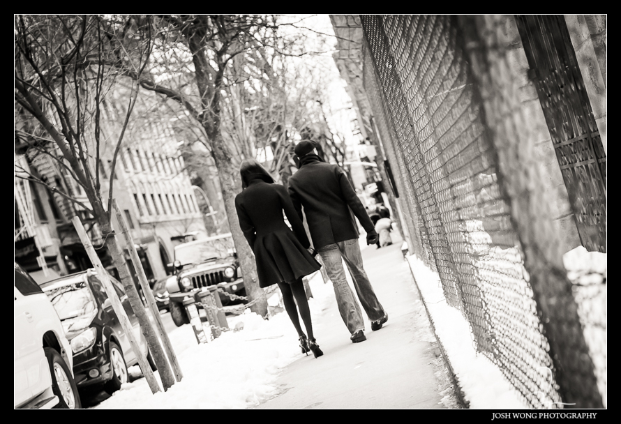 Winter Engagement Pictures in New York City - Soho and Grand Central Terminal - Josh Wong Photography