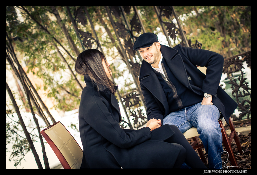 Winter Engagement Pictures in New York City - Soho and Grand Central Terminal - Josh Wong Photography