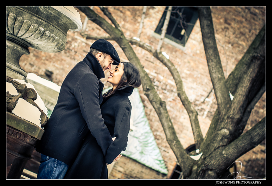 Winter Engagement Pictures in New York City - Soho and Grand Central Terminal - Josh Wong Photography
