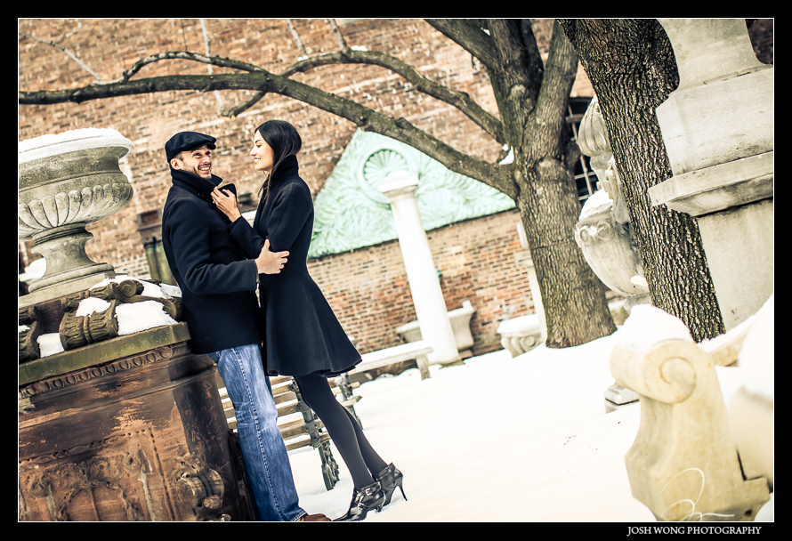 Winter Engagement Pictures in New York City - Soho and Grand Central Terminal - Josh Wong Photography