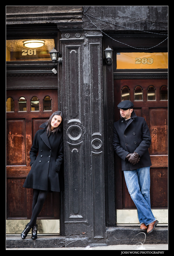 Winter Engagement Pictures in New York City - Soho and Grand Central Terminal - Josh Wong Photography
