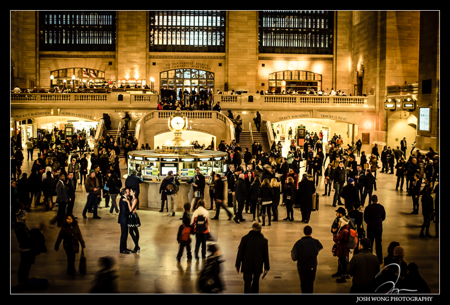 Winter Engagement Pictures in New York City - Soho and Grand Central Terminal - Josh Wong Photography