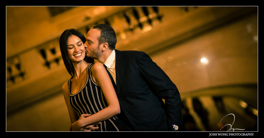 Winter Engagement Pictures in New York City - Soho and Grand Central Terminal - Josh Wong Photography