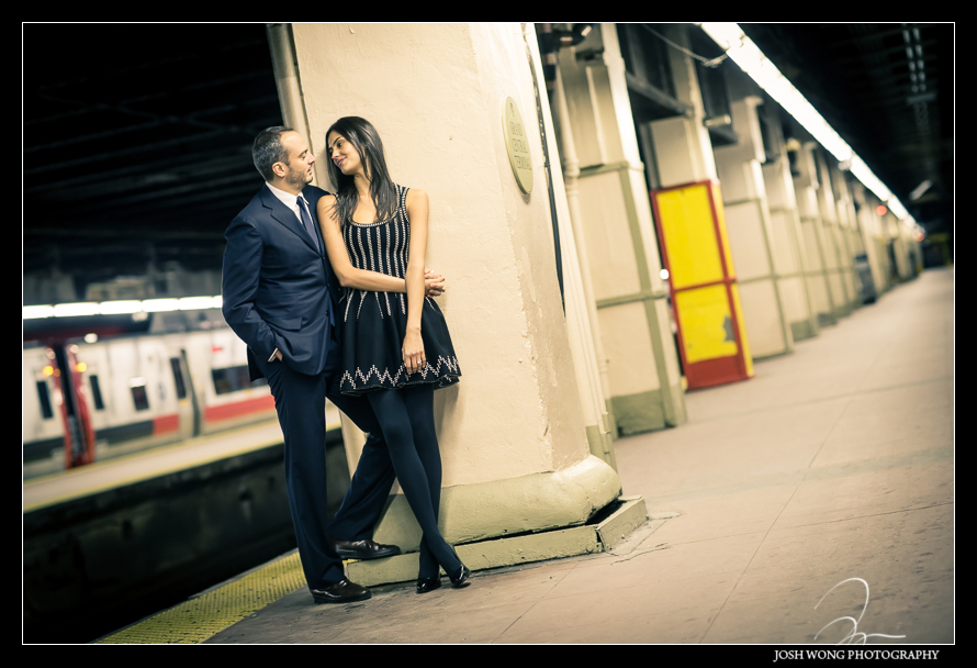 Winter Engagement Pictures in New York City - Soho and Grand Central Terminal - Josh Wong Photography