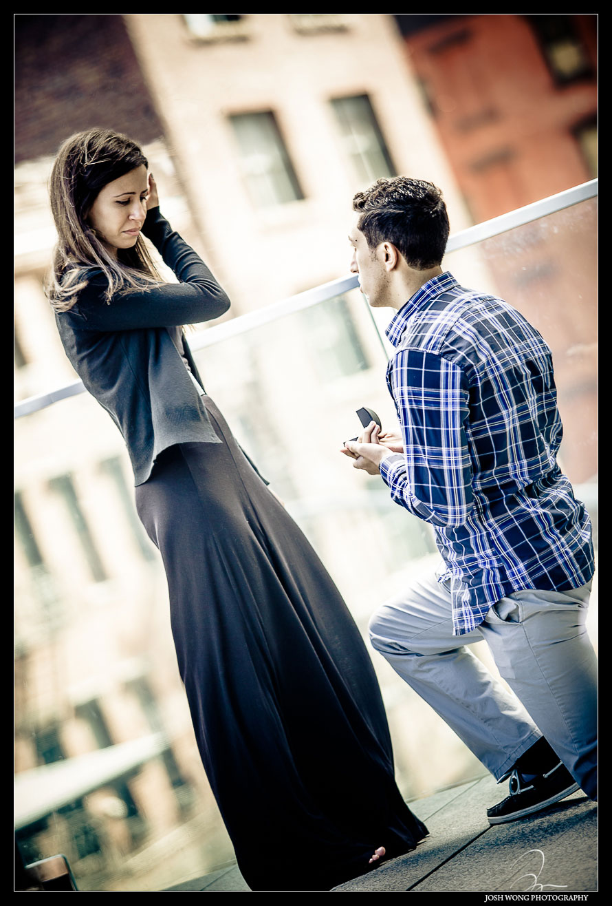 The High Line marriage proposal